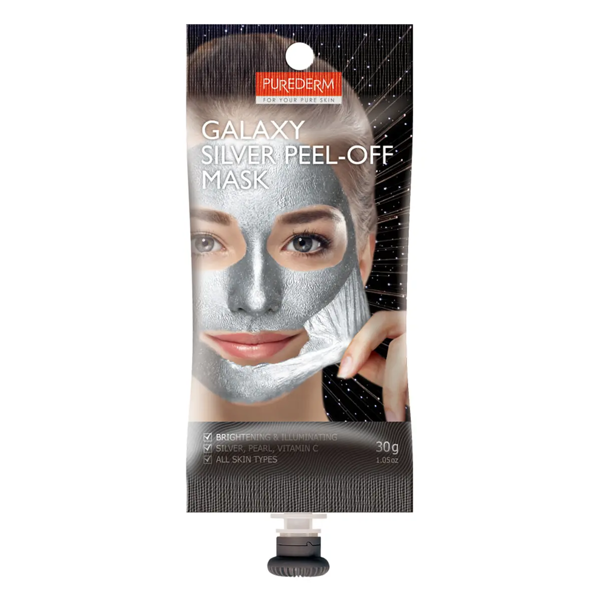 Purederm Galaxy Silver Peel Off Mask 30 gm - view 1