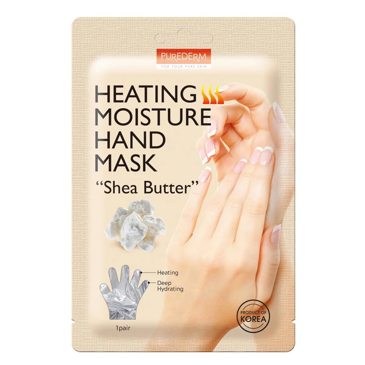 Purederm Heating Moisture Hand Mask Shea Butter - view 1