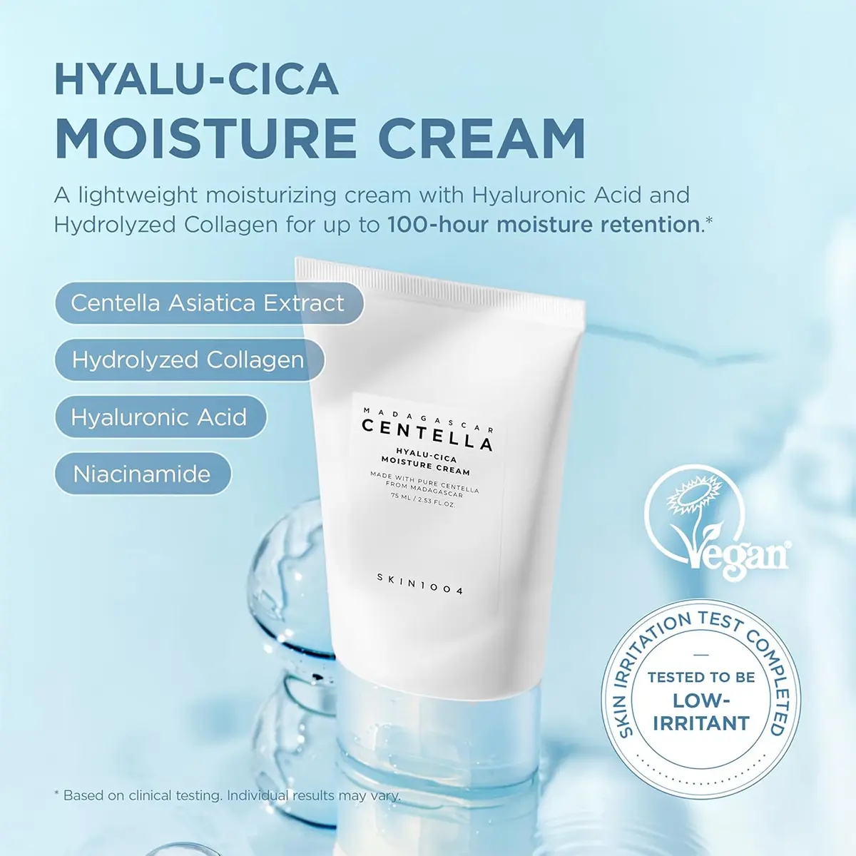Skin1004 Madagascar Centella Hyalu-Cica Moisture Cream 75 ml - view 2