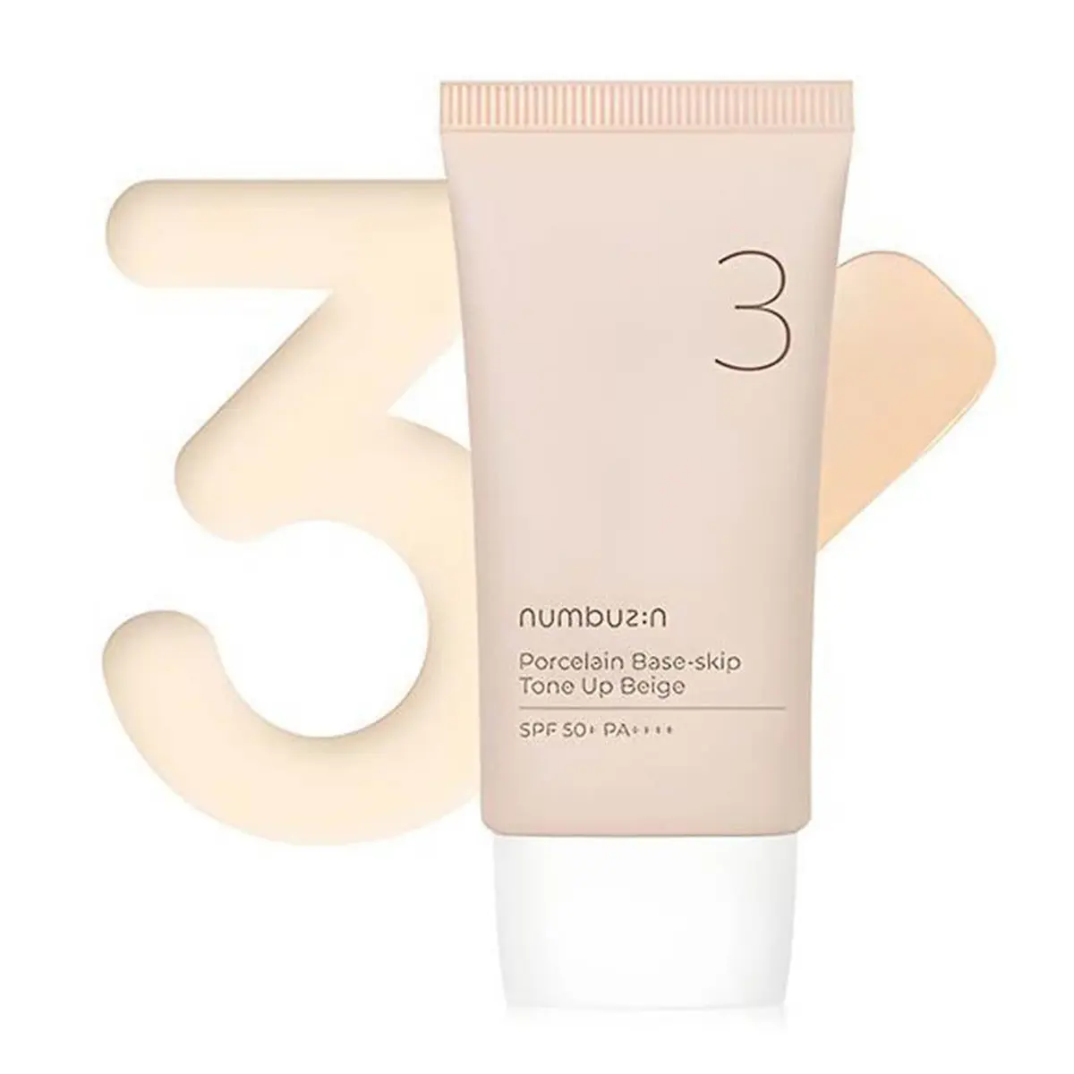 Numbuzin No. 3 Porcelain Base-Skip Tone Up Beige SPF50+ PA++++ 50 ml - view 1