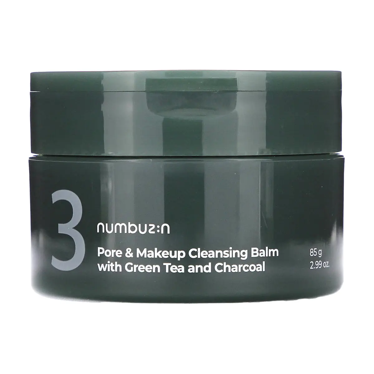 Numbuzin No. 3 Pore & Makeup Cleansing Balm With Green Tea & Charcoal 85 gm - view 1