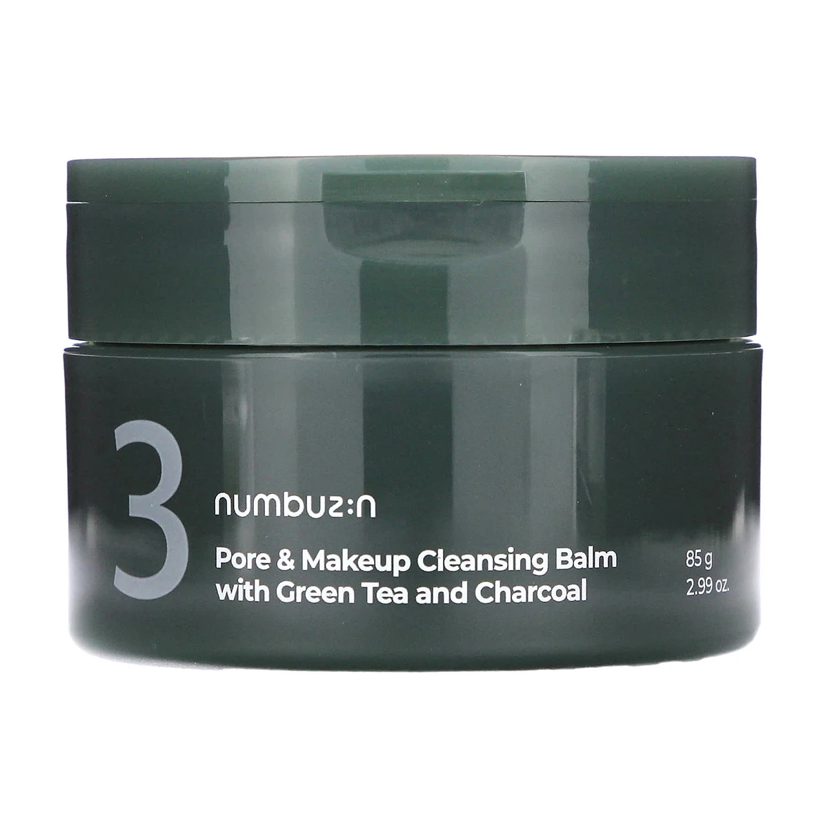 Numbuzin No. 3 Pore & Makeup Cleansing Balm With Green Tea & Charcoal 85 gm