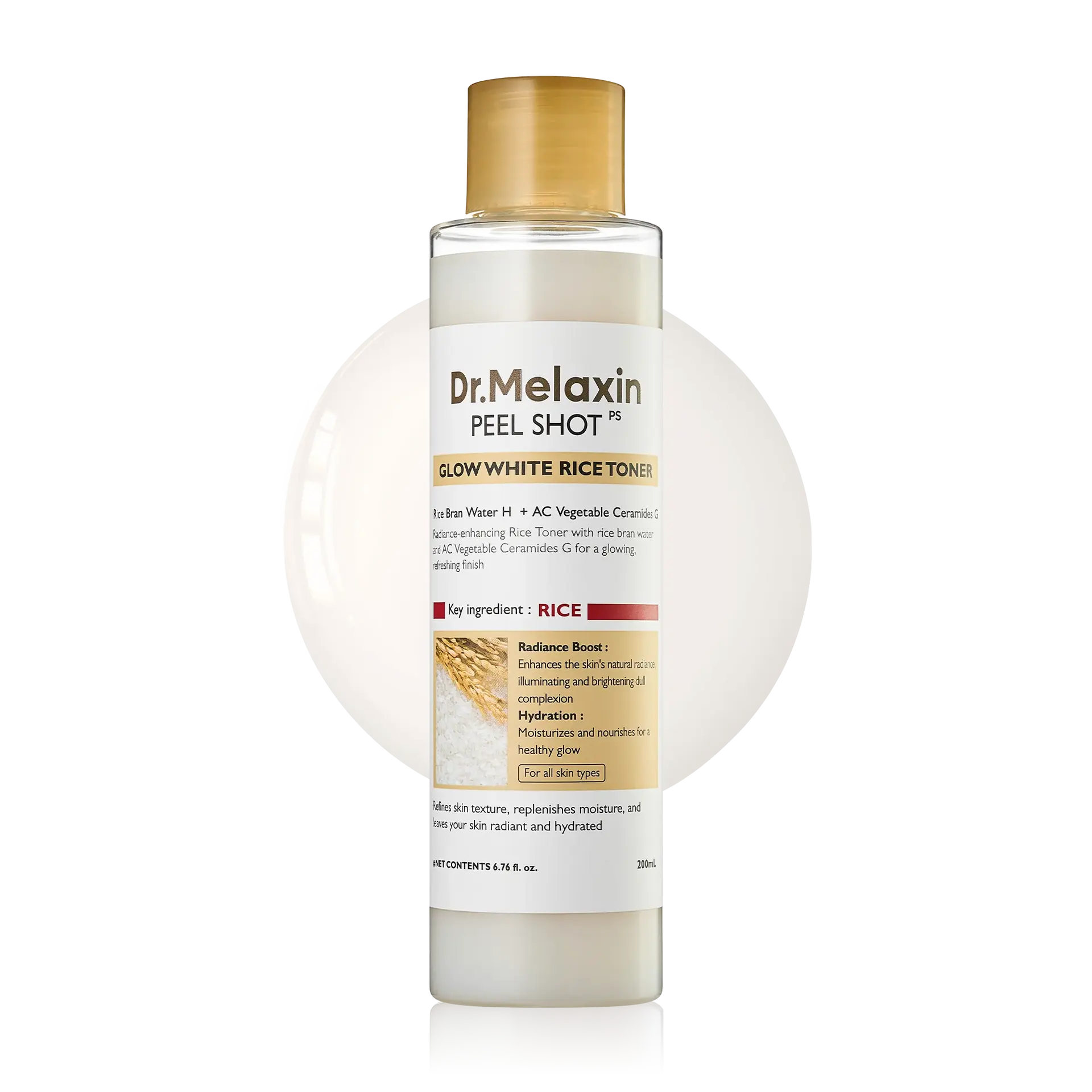 Dr Melaxin Peel Shot Glow Rice Toner 200 ml - view 1