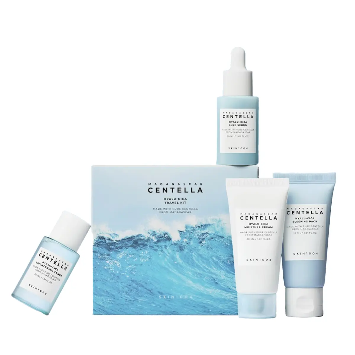 Skin1004 Madagascar Centella Hyalu-Cica Travel Kit 4 pcs - view 1