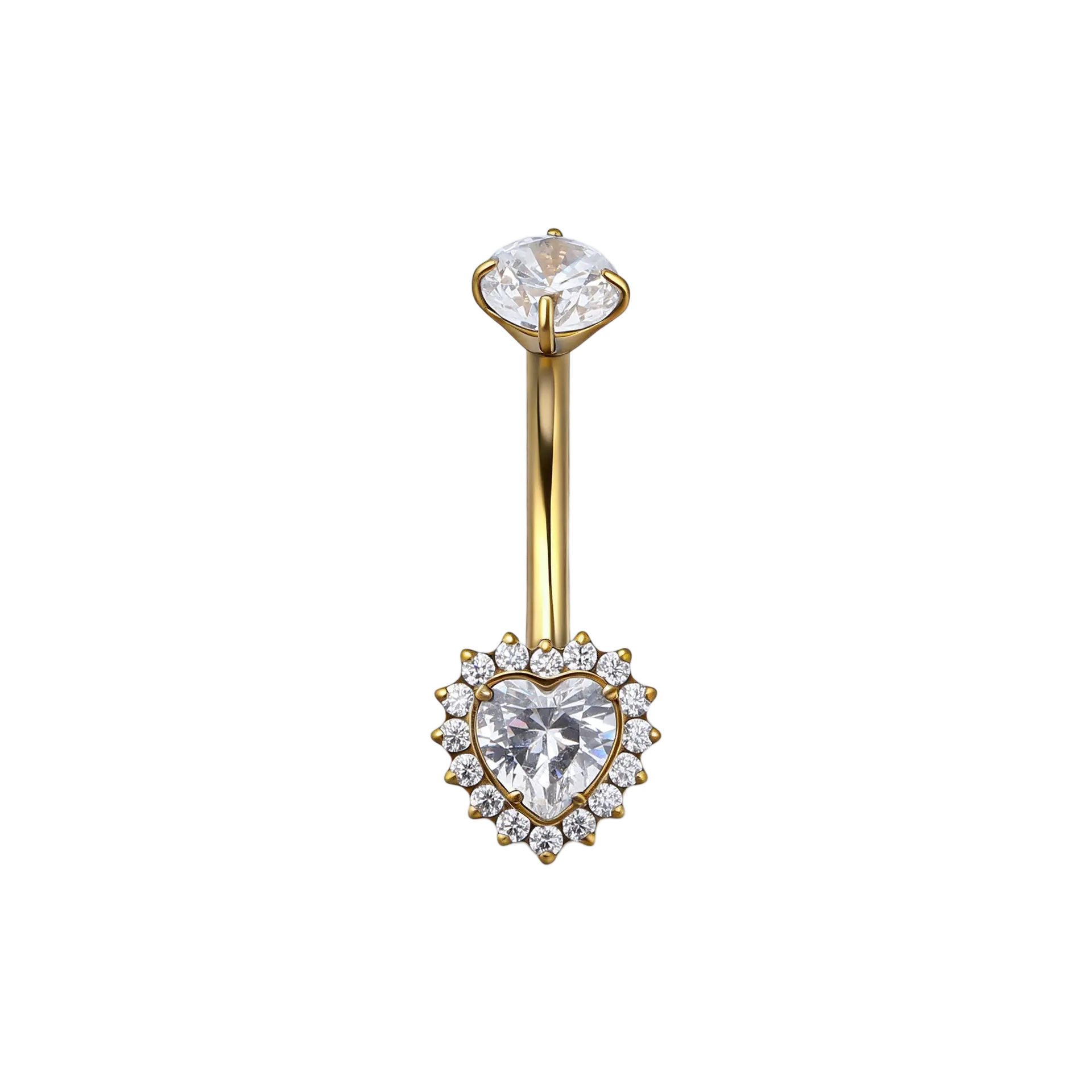 Navarro Titanium Belly Ring Gold NPL G005 - view 2
