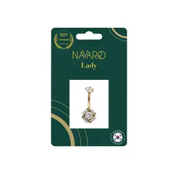 Navarro Titanium Belly Ring Gold NPL G011