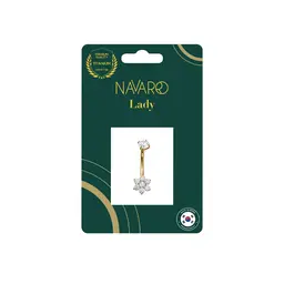 Navarro Titanium Belly Ring Gold NPL G012