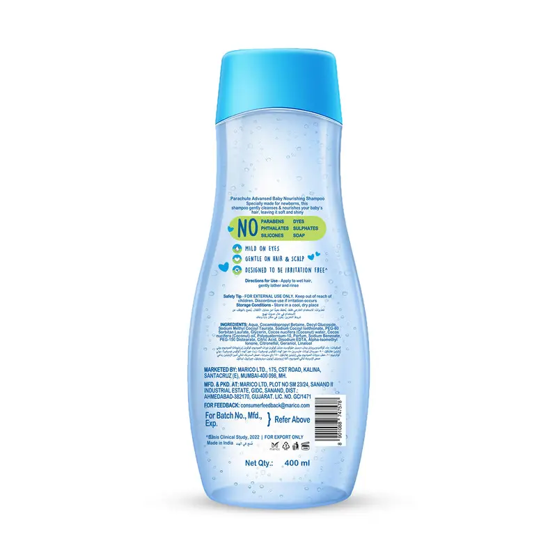 Parachute Advansed Baby Nourishing Shampoo 400 ml - view 2