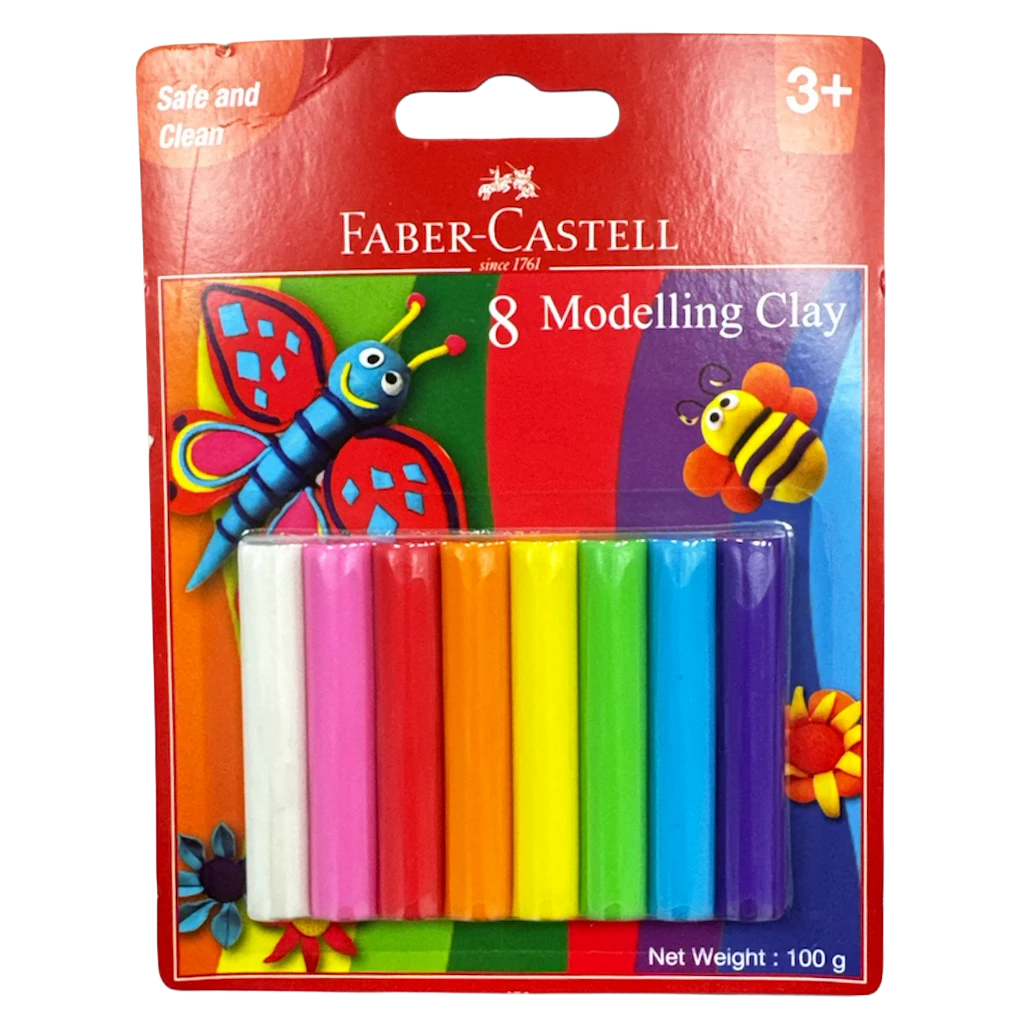 Faber Castell Modeling Clay 8 pcs 100 gm