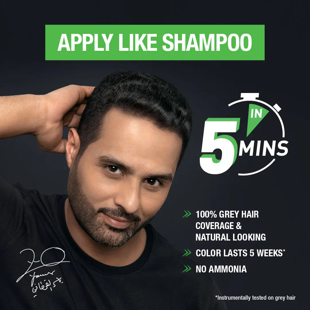 Garnier Men Shampoo Color 3.0 Black Brown - view 4