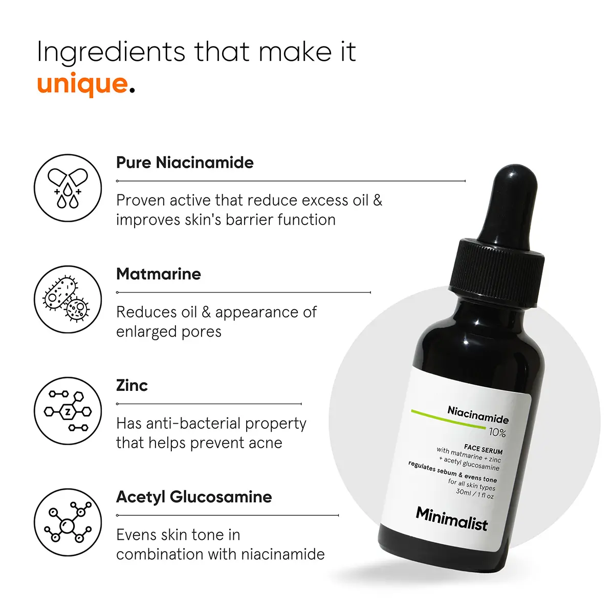 Minimalist Niacinamide 10% Face Serum 30ml - view 4