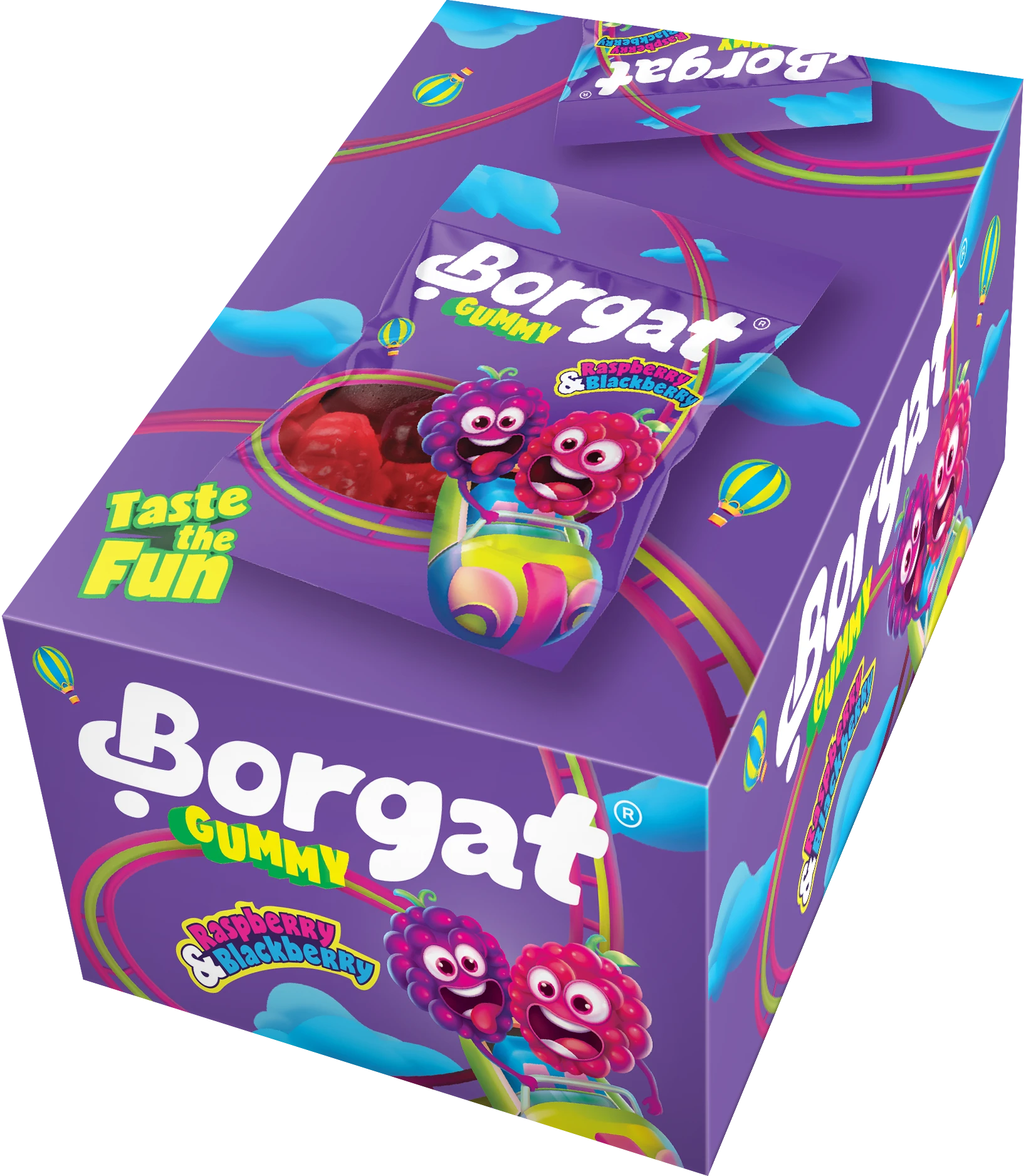 Borgat Jelly Candy Raspberry Blackberry 24 pcs 10 gm