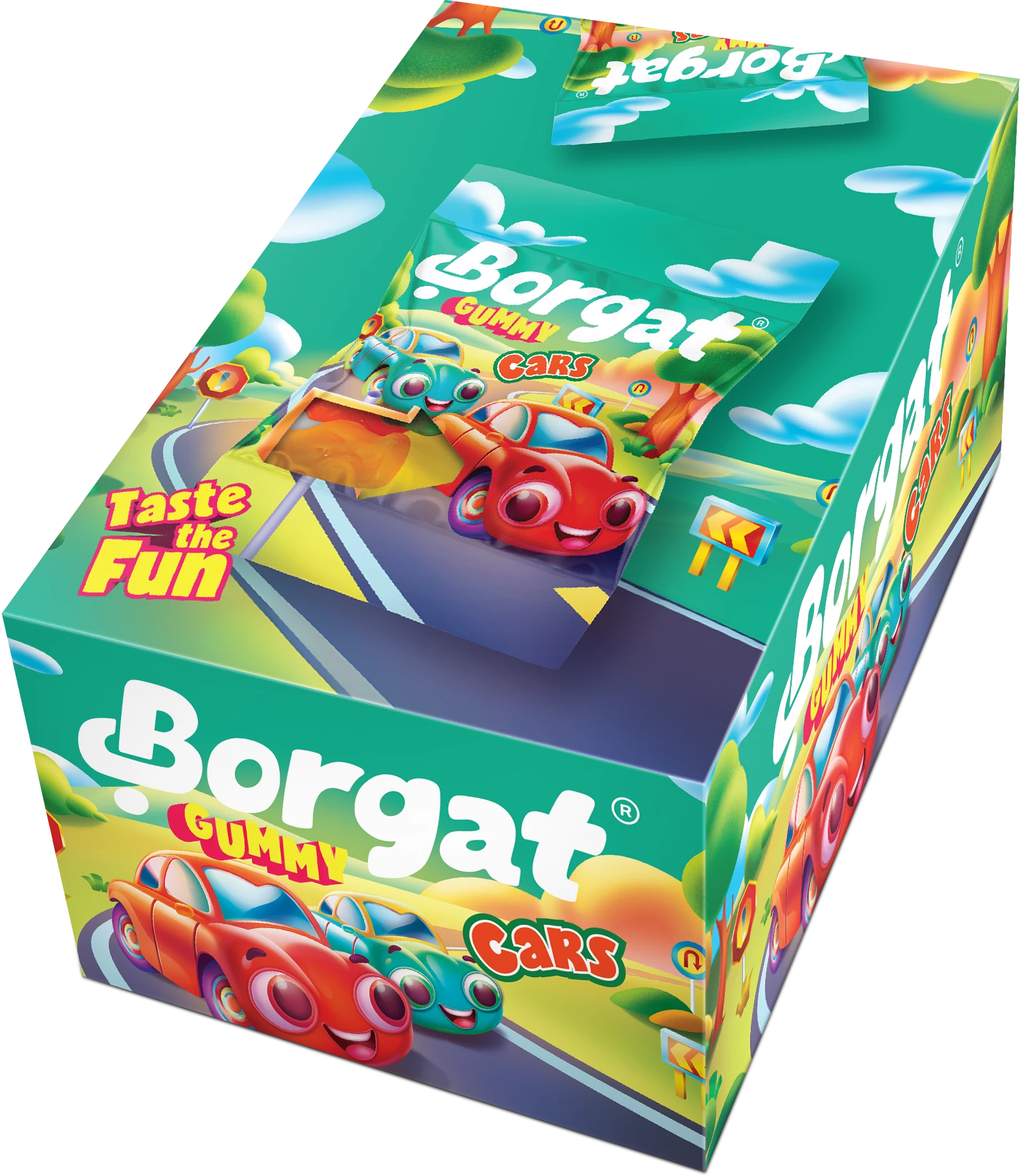 Borgat Jelly Candy Mixed Cars 24 pcs 10 gm