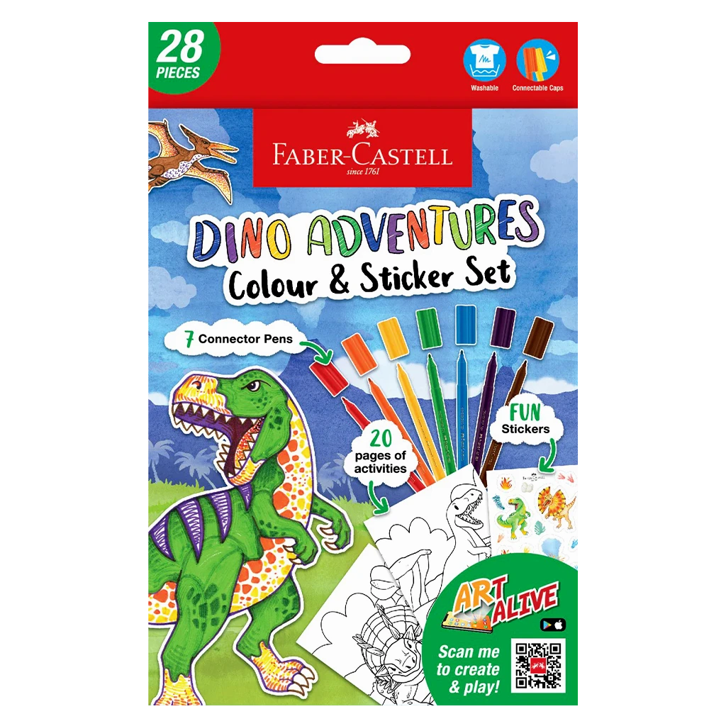 Faber Castell Colouring Book Dino A5