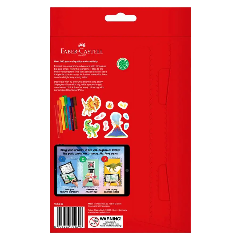 Faber Castell Colouring Book Dino A5 - view 2