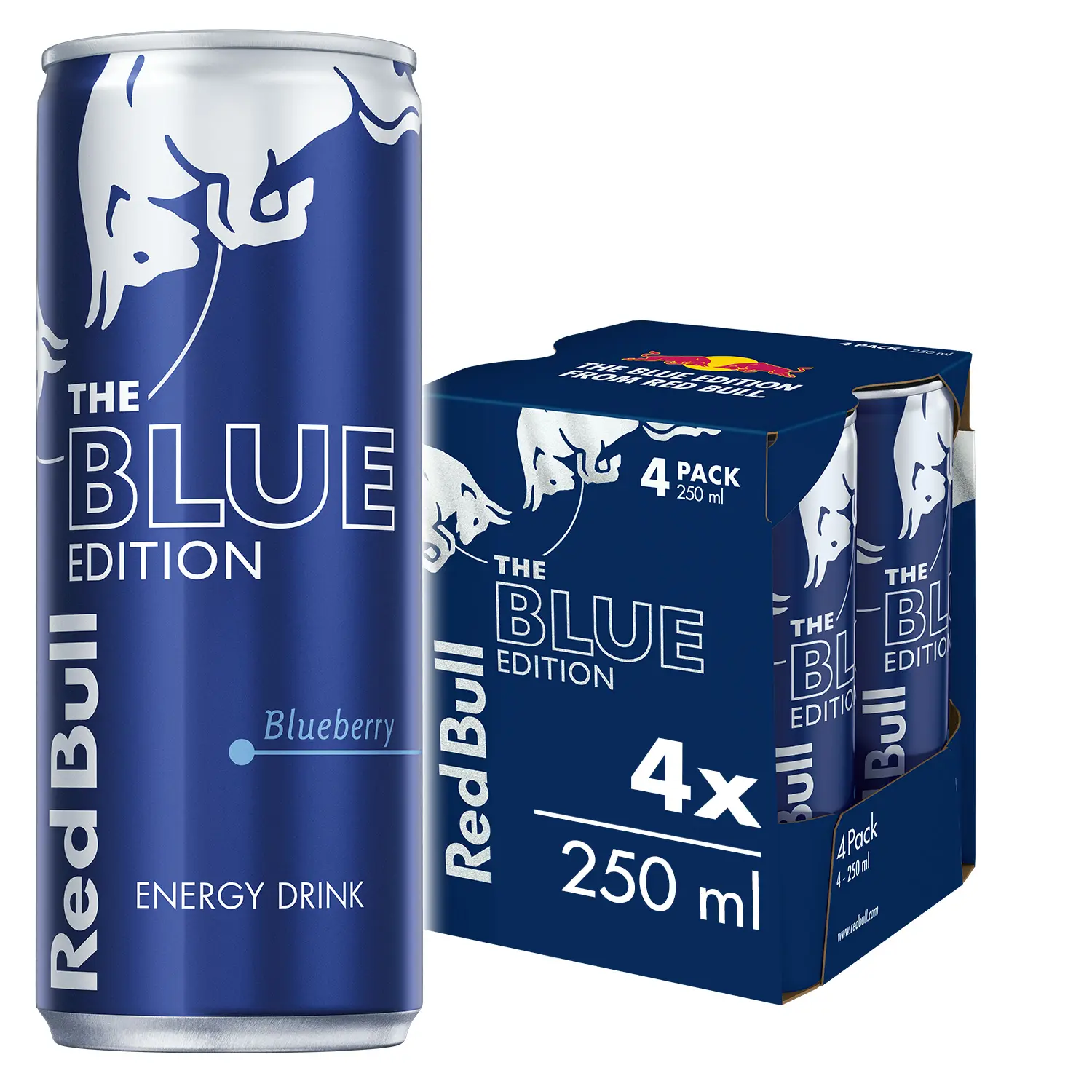 Red Bull Energy Drink Blue Edition 4 pcs 250 ml - view 1