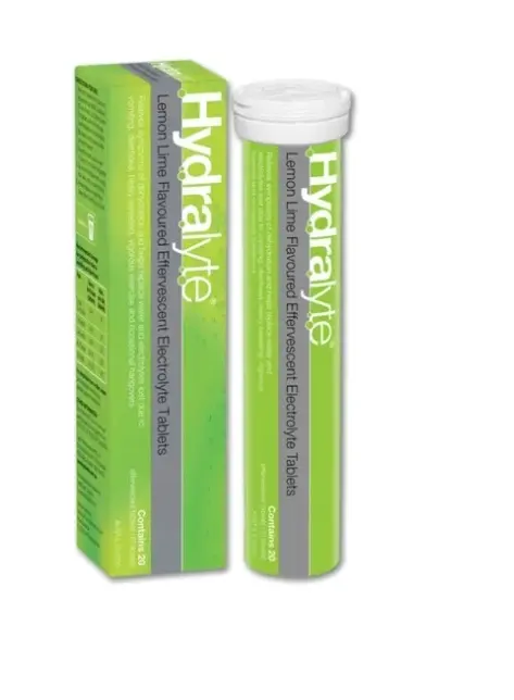Hydralyte  Limon and Lime Flavoured Effervescent Electrolyte 20 Tablets - view 6
