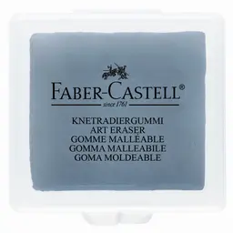 Faber Castell Kneadable Eraser Grey w with Plastic box