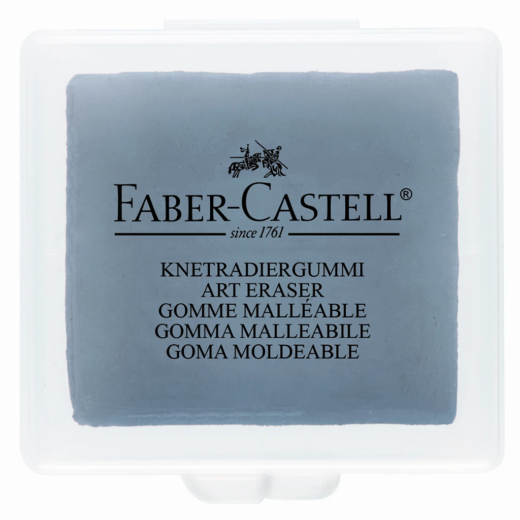Faber Castell Kneadable Eraser Grey w with Plastic box