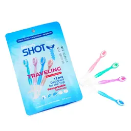 Shot Mini Tooth Brushs Pack 12 Pcs