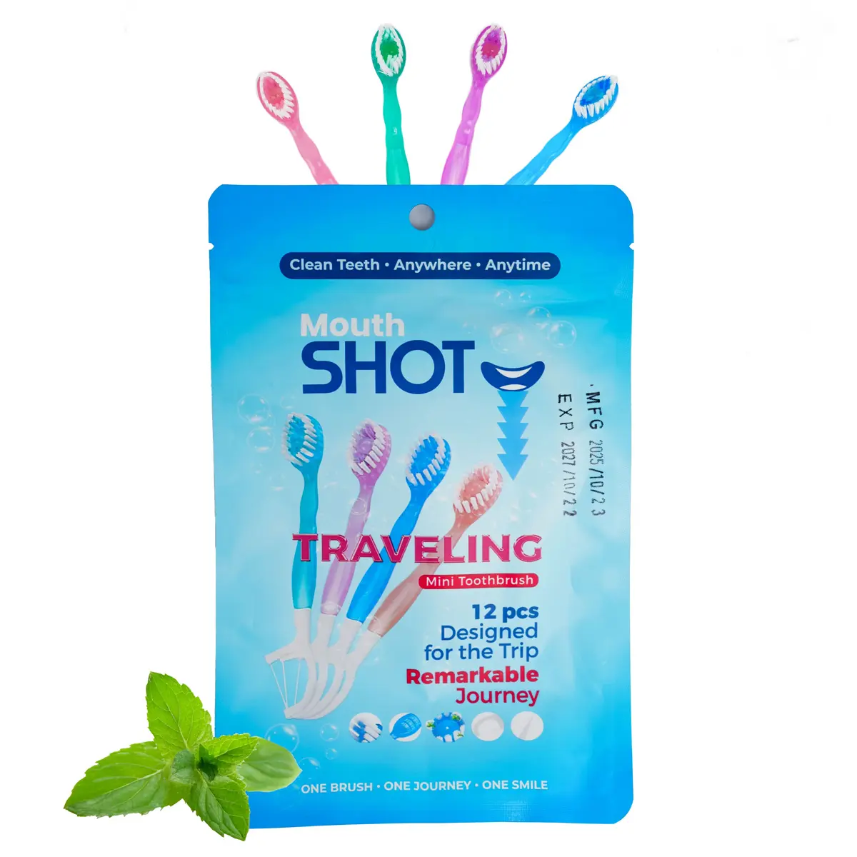 Shot Mini Tooth Brushs Pack 12 Pcs - view 3