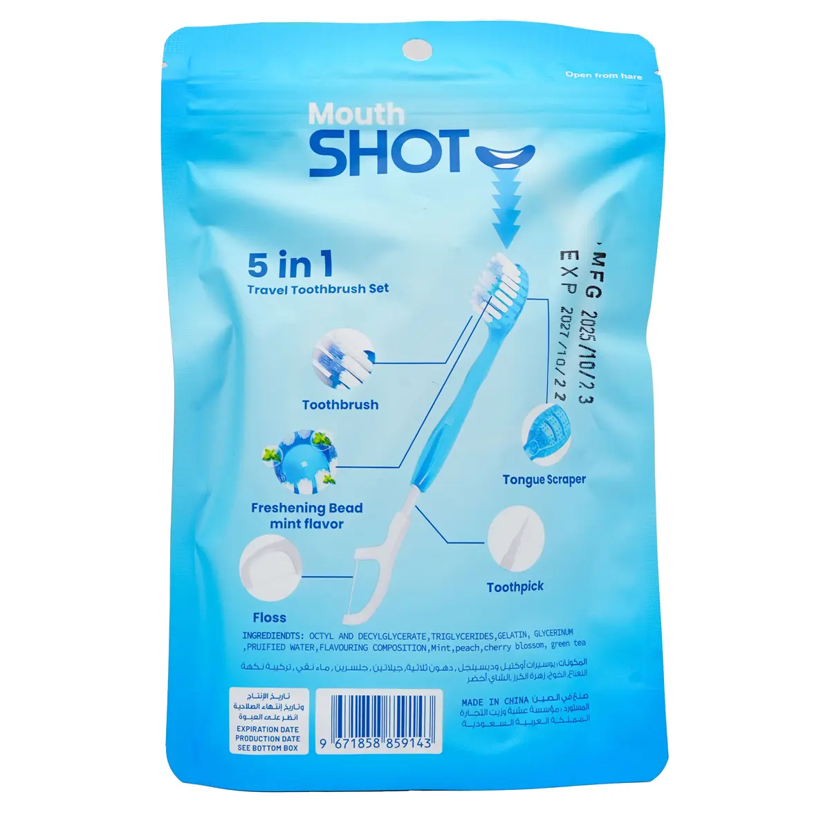 Shot Mini Tooth Brushs Pack 12 Pcs - view 4