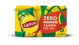 Lipton Ice Tea Mango Tango zero Can 6 pcs 320 ml